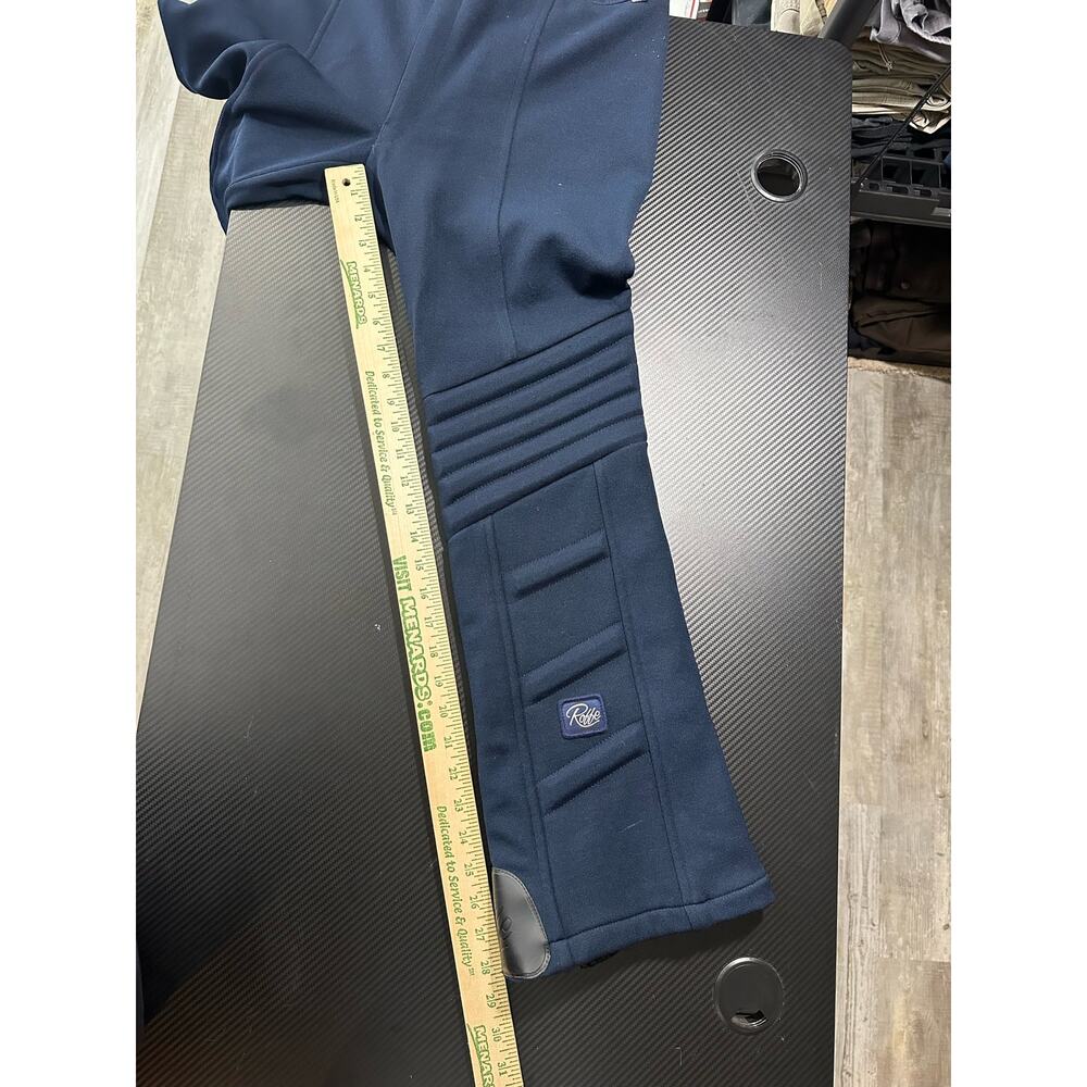 Vintage Roffe Skiwear Softshell Ski Pants Padded Navy Blue Size 32 Waist - Picture 5 of 13